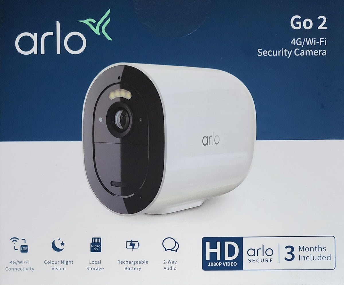 Arlo Go 2 Security Camera 4G & WiFi | White