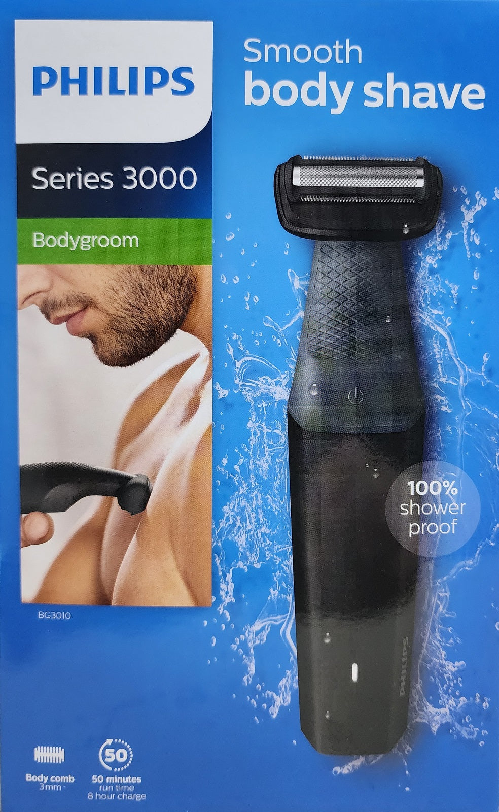 Philips Series 3000 Smooth Mens Body Shaver