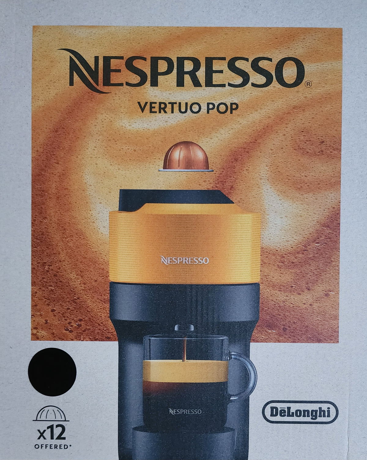 Nespresso Delonghi Vertuo Pop Coffee Machine