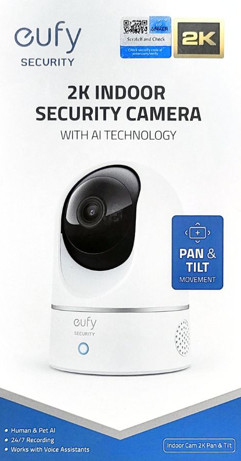 Eufy 2K Pan & Tilt Indoor Security Camera
