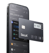 Secux Shield BIO Biometric Authentication Card Crypto Wallet