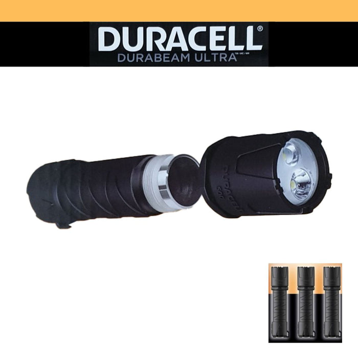 Duracell Durabeam Ultra LED Flashlight 500 Lumens - 3 Pack