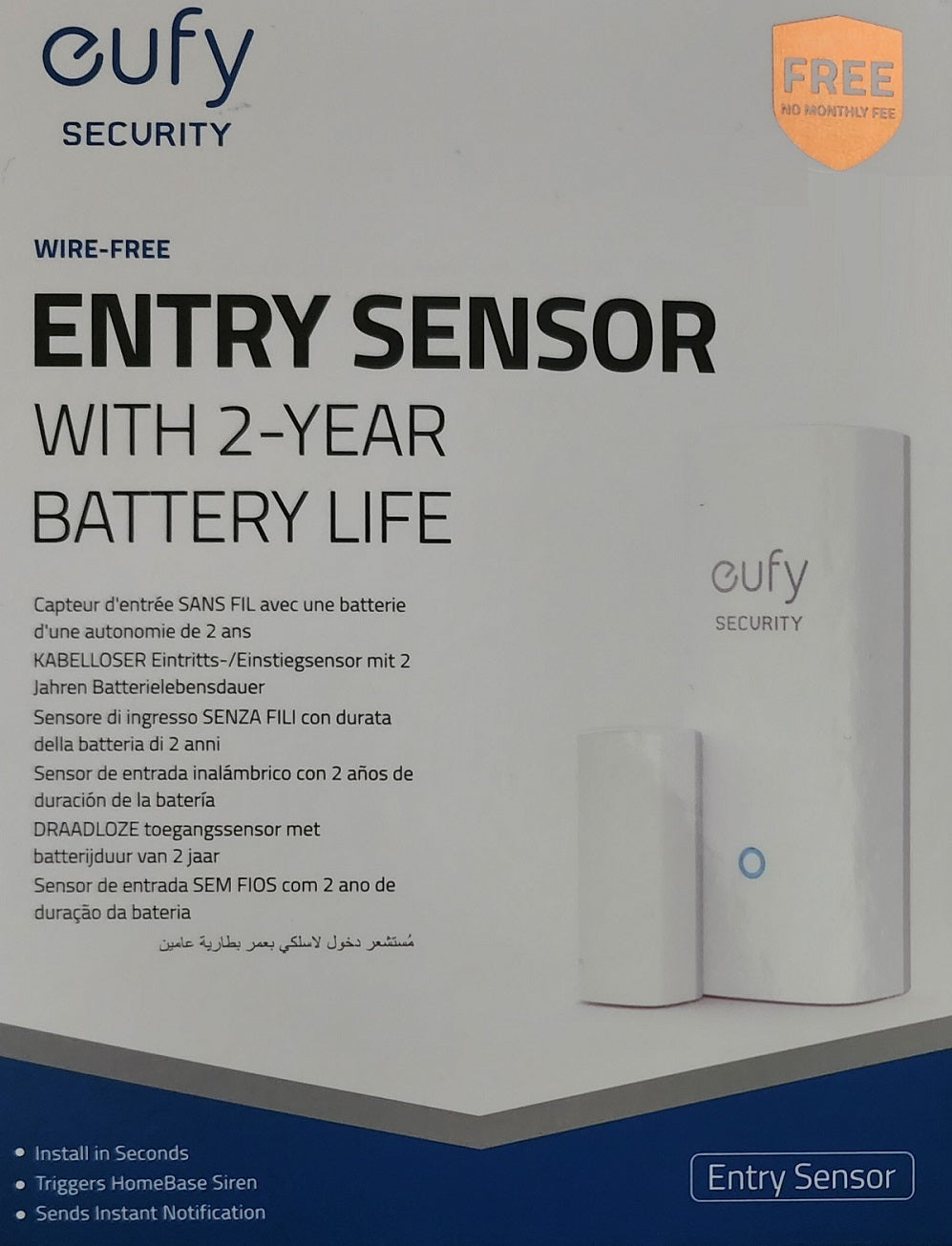Eufy Security Wireless Entry Sensor | Add-On for Eufy Home Base