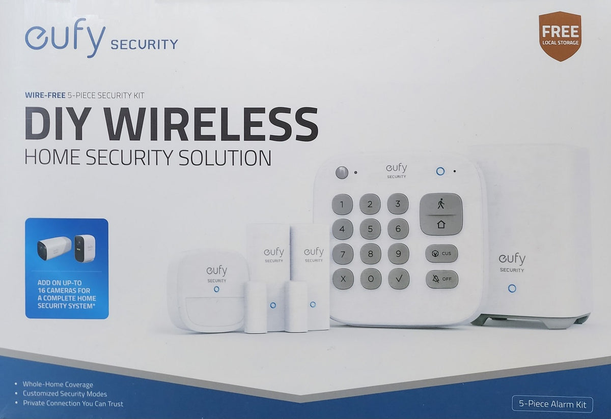 Eufy Security Wireless 5-in-1 Alarm Set Keypad Entry Motion Sensor