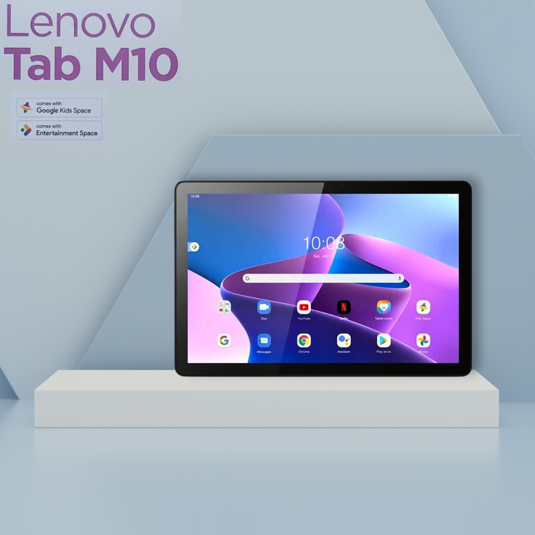 Lenovo Tab M10 10.1" Wi-Fi Tablet | 4G RAM | 64GB Storage | Storm Grey