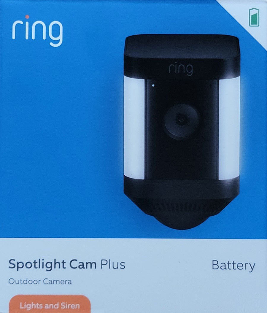 Ring Spotlight Cam Plus - Battery | Black