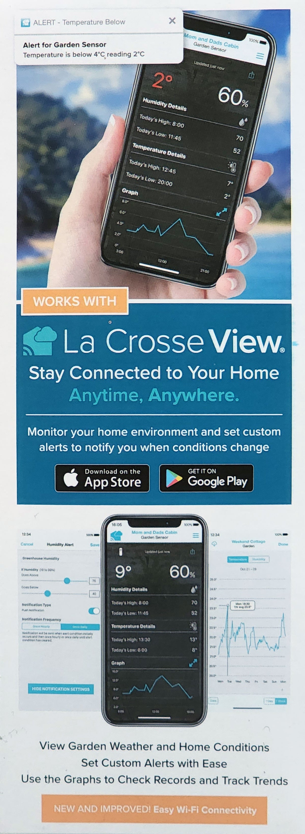 La Crosse Technology Wi-Fi Colour Weather Forecast Station
