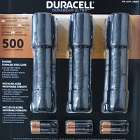 Duracell Durabeam Ultra LED Flashlight 500 Lumens - 3 Pack