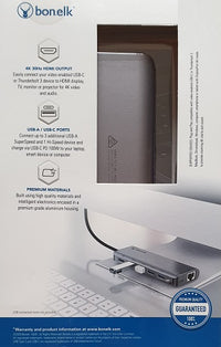 Bonelk 7 in 1 USB-C Multiport Hub Adapter - HDMI / LAN / 4x USB-A / USB-C PD