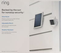 Ring Solar Panel - Rechargeable Power For Ring Spotlight Security Cameras