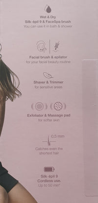 Braun Beauty Set 9 - Cleanses, Exfoliates, Shaves, Trims, Epilates, Massages