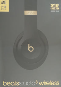 Beats Studio3 Over Ear Headphones - Skyline Collection Midnight Black