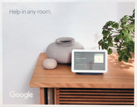 Google Nest Hub (Chalk) 7" Display - 2nd Generation