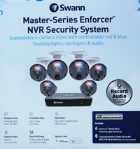 Swann Security System Master Series Enforcer 6 Camera 8 Channel 4K UHD 2TB NVR