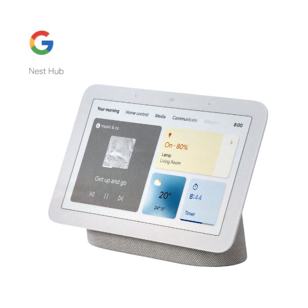 Google Nest Hub (Chalk) 7" Display - 2nd Generation