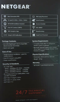 Netgear NightHawk X4S TriBand WiFi Mesh Extender AC2200 EX7500