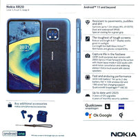 Nokia XR20 - 5G Mobile Phone - 128GB (Unlocked) (Dual SIM)