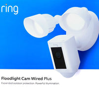 Ring Floodlight Cam Wired Plus (White)