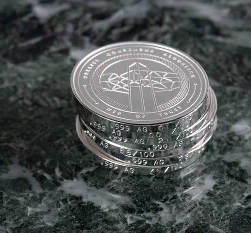 One Pure Silver (99.9%) Skycoin Collectable Coin